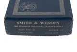 Smith & Wesson Model 37 Airweight Chiefs Special 2" Blued Flat Latch 99% Original Box - 3 of 10
