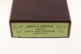 Smith & Wesson Transition .38/44 Heavy Duty Maroon Box 1940's 5" Blued - 1 of 7