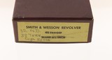 Smith & Wesson 1926 TRANSITION TARGET Maroon Box SUPER RARE 6.5" Blued 1940's - 1 of 5