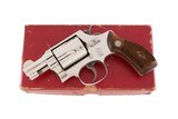 Smith & Wesson Pre Model 36 'Baby Chief' ORIGINAL NICKEL Ultra Rare 1952 Factory Letter 99% - 1 of 11