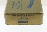 Smith & Wesson Pre Model 27 Original Box & Grips Rare 5" Mfd. 1954 - 3 of 10