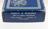 Smith & Wesson Model 19-1 .357 Magnum 4-Screw Mfd. 1961 RARE! Original Box 99%+ - 3 of 14