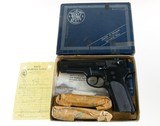 Smith & Wesson Model 147A SUPER RARE 1 of 112 Ever Made! Steel Frame 9mm w/ Original Sales Receipt ANIB - 2 of 13