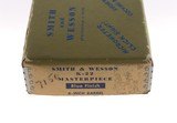 Smith & Wesson Pre Model 17 K-22 Masterpiece Original Box & Grips Mfd. 1951 99%+ - 5 of 11