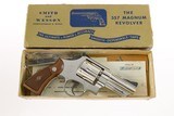 Smith & Wesson 1963 Model 27 .357 Magnum 3 1/2" Barrel Original Box & Grips 99% - 4 of 12