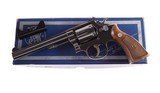Smith & Wesson Model 14 No Dash K-38 Masterpiece Original Box & Grips Mfd. 1959 4-Screw 99% - 1 of 14