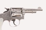 Factory Oscar Young Engraved Smith & Wesson 3rd Change .38 M&P 4" Nickel Shipped 1915
EL PASO TEXAS - 8 of 13