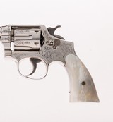Factory Oscar Young Engraved Smith & Wesson 3rd Change .38 M&P 4" Nickel Shipped 1915
EL PASO TEXAS - 2 of 13