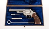 Smith & Wesson SUPER RARE 1st Year Production Nickel Model 57 .41 Magnum Case & Cokes Mfd. 1965 100% NEW !!! - 2 of 17