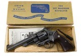 Signed Factory Class A Harry Jarvis Engraved Smith & Wesson Pre Model 27 6" .357 Magnum Red Post Smooth Rosewood Factory Letter
100% NEW - 3 of 14