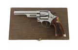 RARE Smith & Wesson Prototype Cased Model 57 .41 Magnum 6" Nickel 1st Year Production Factory Letter MUST SEE 99%++ - 1 of 14