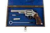 RARE Smith & Wesson Prototype Cased Model 57 .41 Magnum 6" Nickel 1st Year Production Factory Letter MUST SEE 99%++ - 3 of 14