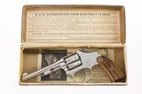 Smith & Wesson 3rd Model Ladysmith 3 1/2" Nickel All Original Box Mfd. 1920 Superb Condition 99% - 2 of 6