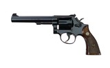 Rare Smith & Wesson Model 14-1 K-38 Masterpiece 6" Blued Mfd. 1961 All Original 99% ! - 1 of 11