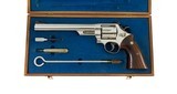 Rare Smith & Wesson Model 29-2 S Prefix 8 3/8" Nickel Mfd. 1969 Smooth Stocks Cased 99% - 2 of 12