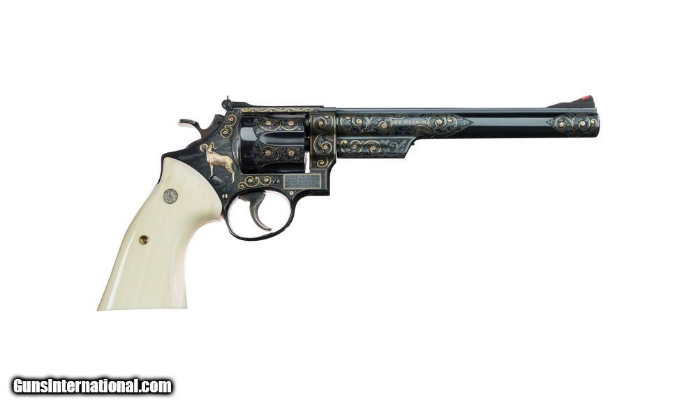 と*る様 SMITH MARRYAT MR8 彫金 Engraving Hoku Smith & Wesson 629 Engraved - Z52808 - Simpson Ltd