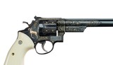 Fantastic Dan Cullity Master Engraved & Gold Inlaid Model 29-2 .44 Magnum 8 3/8" Serial No. N50000 MINT - 12 of 14