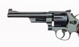 Smith & Wesson Pre Model 27 .357 Magnum 6" Blued Mfd. 1952 COMPLETE & ALL MATCHING 99% - 8 of 17