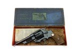 AS NEW Smith & Wesson Pre War .38/44 Heavy Duty Mfd. 1932 Box Papers 5" Blued ANIB - 2 of 16