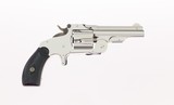 INCREDIBLE Smith & Wesson 1st Model .38 Single Action Baby Russian 3 1/4" Nickel Alligator Leather Case 144 YEARS OLD & ANIB - 6 of 8