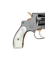 FABULOUS SERIAL NUMBER 26 Smith & Wesson 1st Model .32 Hand Ejector AKA Model of 1896 4 1/4" Blued PROTOTYPE PEARL GRIPS AMAZING CONDITION 99%+ - 6 of 11