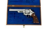 Rare Smith & Wesson Model 29 No Dash .44 Magnum 6 1/2" Nickel Four Screw Factory Letter Cased 99% - 2 of 14