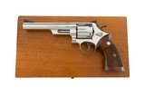 Rare Smith & Wesson Model 29 No Dash .44 Magnum 6 1/2" Nickel Four Screw Factory Letter Cased 99% - 1 of 14