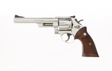 Rare Smith & Wesson Model 29 No Dash .44 Magnum 6 1/2" Nickel Four Screw Factory Letter Cased 99% - 3 of 14