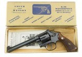 Smith & Wesson Pre Model 14 K-38 Masterpiece Narrow Rib Mfd. 1948 Gold Box All Matching 99%+ - 2 of 10