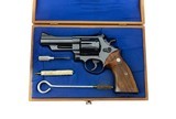 Smith & Wesson Pre Model 29 .44 Magnum 4" Blued Four Screw Mahogany Case & Tools 99% - 2 of 12