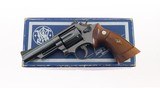 MINT Super Rare Smith & Wesson Model 19-1 4" Blued 4 Screw Combat Magnum .357 100% Original - 1 of 13
