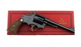 Smith & Wesson K-22 Outdoorsman 1st Model Late 1930's SUPERB INVESTMENT GRADE Pre War OD MINT - 1 of 15