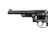 **** SOLD **** Smith & Wesson .357 Registered Magnum Pre War Factory Letter 1935 6" Grip Adapter 100% Original - 7 of 14