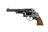**** SOLD **** Smith & Wesson .357 Registered Magnum Pre War Factory Letter 1935 6" Grip Adapter 100% Original - 4 of 14