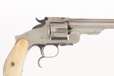 *****
SOLD
***** Smith & Wesson 3rd Model .44 Russian Mfd. 1870's 6.5" Nickel & Ivory Amazing Condition! - 6 of 8