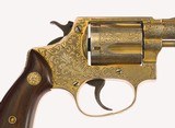 Smith & Wesson Factory Class A Virginia LeBlanc Engraved Pre Model 36 Gold Plated Smooth Rosewood Grips AMAZING! - 9 of 10