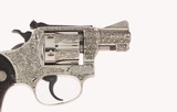 Smith & Wesson Factory Class A Engraved Pre Model 34 .22/32 Kit Gun 2" Nickel Harry Jarvis Carved Rosewood Magna w/ Carved Ivory Inlay 99% - 10 of 15