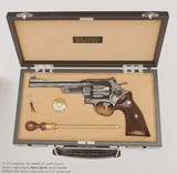 Smith & Wesson Factory Class A Engraved Harry Jarvis Pre Model 27 6.5" Red Post Lettered Published Marvin Huey Case MINT - 6 of 20