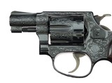 ONLY KNOWN FIXED SIGHT 22/32 Pre Model 34 Kit Gun Factory Inscribed & Engraved by Tom Freyburger for S&W Treasurer Frank Symonds - 10 of 13