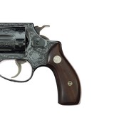 ONLY KNOWN FIXED SIGHT 22/32 Pre Model 34 Kit Gun Factory Inscribed & Engraved by Tom Freyburger for S&W Treasurer Frank Symonds - 8 of 13