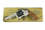 Smith & Wesson Pre Model 18 K-22 Combat Masterpiece Reverse Two Tone Pinto RR WO Nickel Blue Gold Box 99% - 1 of 6