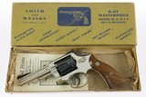 Smith & Wesson Pre Model 18 K-22 Combat Masterpiece Reverse Two Tone Pinto RR WO Nickel Blue Gold Box 99% - 2 of 6