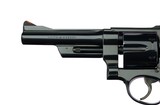 Smith & Wesson Model 27 No Dash Rare 5" FULLY OPTIONED Red Ramp - White Outline - Target Hammer & Trigger Smooth Rosewood Grips 1960 Gold Box 99% - 7 of 12