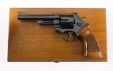 Smith & Wesson Model 27-2 6" .357 Magnum Mfd. 1970's Mahogany Display Case Papers & Tools 99%+ - 1 of 11
