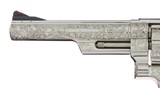 Single Finest Smith & Wesson Model 57 Factory Class A PLUS Engraved 47 Extra Hours of Engraving Nickel Factory Letter PUBLISHED MINT CONDITION - 4 of 12