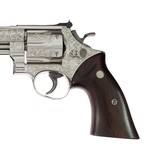 Single Finest Smith & Wesson Model 57 Factory Class A PLUS Engraved 47 Extra Hours of Engraving Nickel Factory Letter PUBLISHED MINT CONDITION - 2 of 12