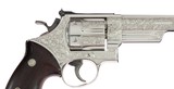 Single Finest Smith & Wesson Model 57 Factory Class A PLUS Engraved 47 Extra Hours of Engraving Nickel Factory Letter PUBLISHED MINT CONDITION - 7 of 12