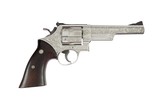 Single Finest Smith & Wesson Model 57 Factory Class A PLUS Engraved 47 Extra Hours of Engraving Nickel Factory Letter PUBLISHED MINT CONDITION - 5 of 12