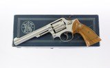 ULTRA RARE Original Nickel Smith & Wesson Model 48 .22 Magnum 6" Factory Letter 1968 Shipment 100% NEW