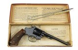 Stunning Smith & Wesson 22/32 Heavy Frame Target AKA Bekeart Mfd. 1915 Bright Blue & Boxed 99% - 2 of 12